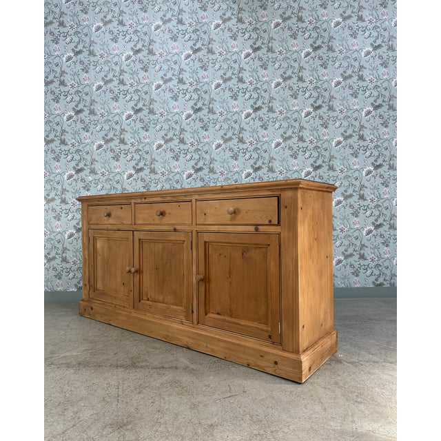 1970s Vintage Sideboard in Pine, 1970s For Sale - Image 5 of 17