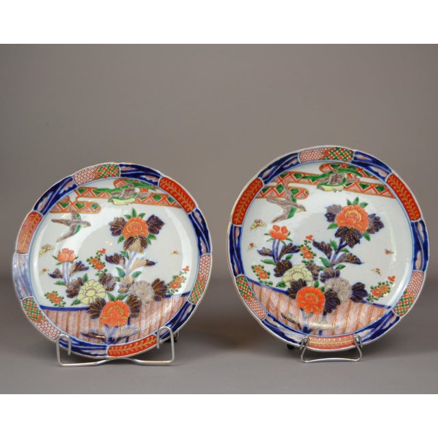 Antique Japanese Imari Plates, Set of 2 For Sale - Image 14 of 14