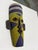 African Handcrafted African Glass Beaded Carved Wood Mask For Sale - Image 3 of 12