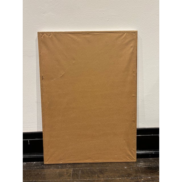 Vintage Vibrant Serigraph Print of an Artist's Study by Molly Schiff 1960s Midcentury Modern Art For Sale - Image 4 of 4