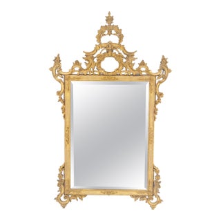 Fine Rococo Style Large 53x40 Wall Mirror Rococo Style Made in Italy Mint For Sale