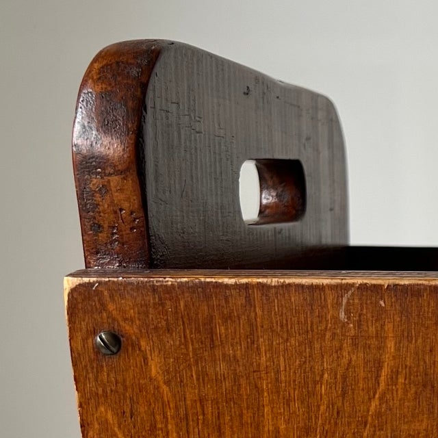 1960s Mid-Century Wooden Magazine Rack, 1960s For Sale - Image 5 of 11