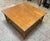 1960s Vintage Philippine Rattan & Bamboo Lattice Coffee Table – 32” Square For Sale - Image 5 of 7