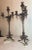 Up for sale is a very large pair of high quality antique 19th century solid bronze figural candelabra. They're cast with...