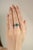 14k Gold Step Cut East West Accent Gem Art Deco Statement Ring Size 5 For Sale In New York - Image 6 of 14