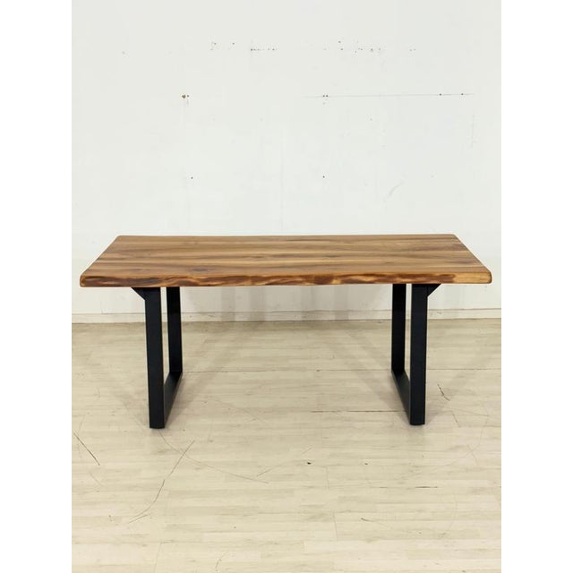 Vintage Dining Table in Walnut For Sale - Image 4 of 15