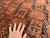 Rust Jowal Gul Hand-Knotted Wool Rug - 6'3" X 3'11" For Sale - Image 6 of 11