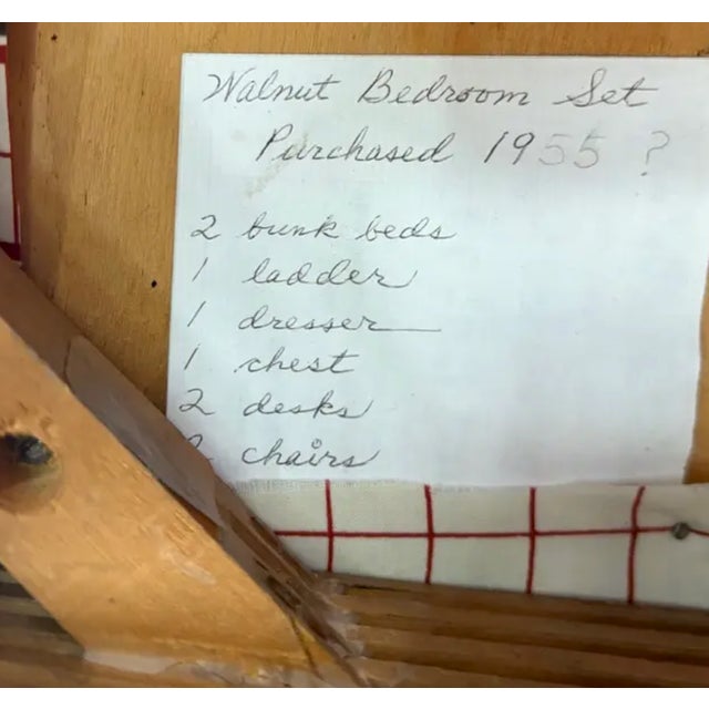 Beige Mid Century Side Chair - Desk Chair, Signed For Sale - Image 8 of 9