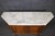 French Baker French Directoire Style Walnut and Marble Top Canted Corners Sideboard For Sale - Image 3 of 11