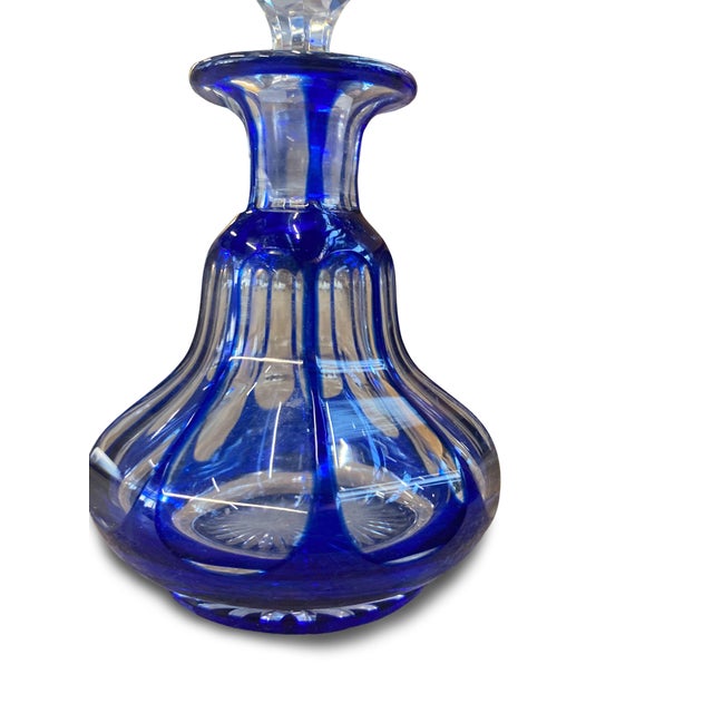 Bohemian Crystal Bottle from Baccarat, 1870 For Sale - Image 10 of 12