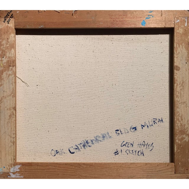 Textile 'Oakland Estuary' by Gren Hayes, Bay Area Woman Artist, San Francisco Museum of Modern Art For Sale - Image 7 of 8