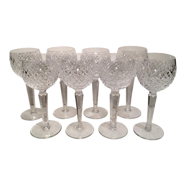 Waterford Alana Hock Wine Glasses Set of 8 Chairish