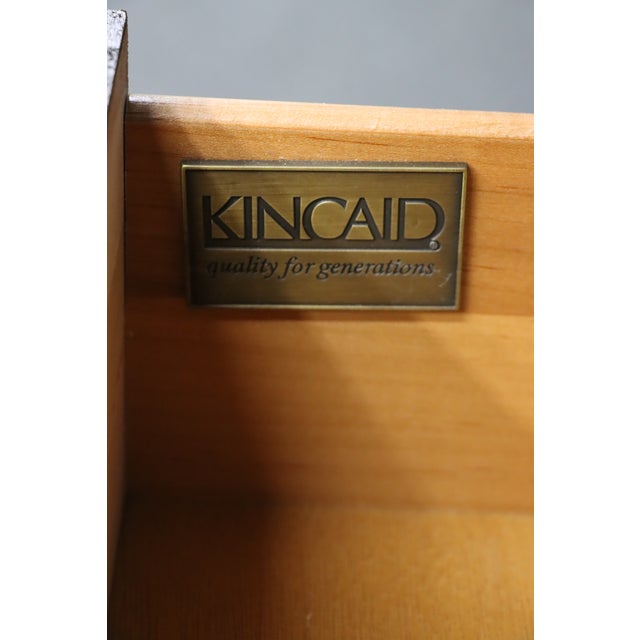 Late 20th Century Kincaid Furniture Cherry Gentleman’s Chest For Sale - Image 12 of 12