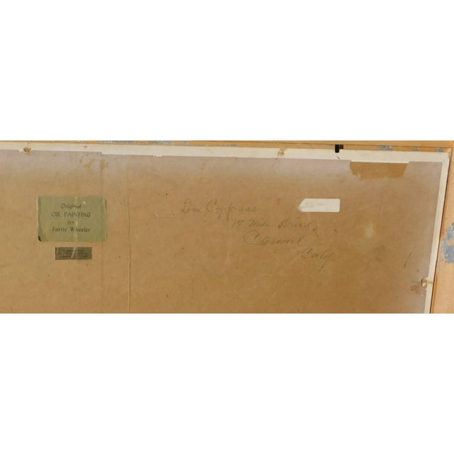 Mid 20th Century Farris Wheeler Early Ca Artist, Oil Painting , Carmel For Sale - Image 4 of 4