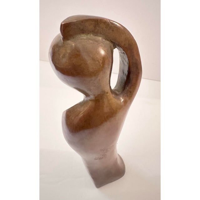 Abstract Bronze Figure Sculpture For Sale - Image 9 of 10