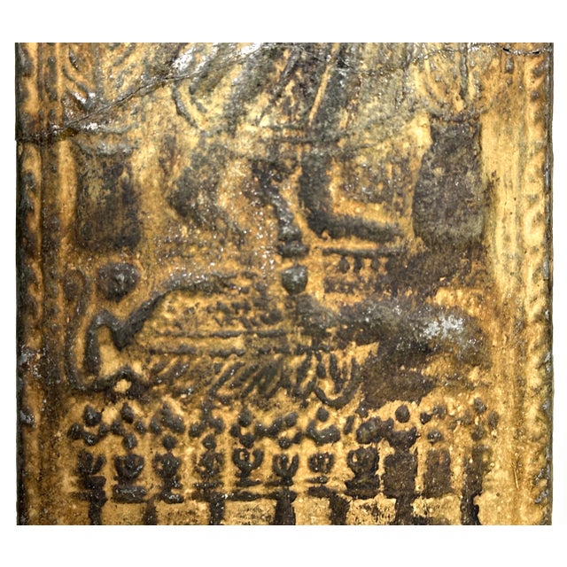 Antique Thai Buddhist Votive Plaque For Sale - Image 6 of 15