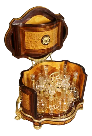 Liqueur Cellar by Luigi Sormani, Paris, Set of 27