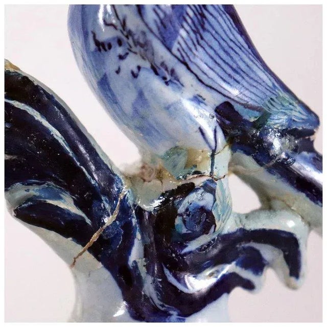 Dutch Delft Johannes Harlees Glazed Earthenware Covered Urn For Sale - Image 12 of 13