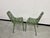 Fast Forest Chairs in Forest Green Powder-Coated Aluminum, 2010s, Set of 2 For Sale - Image 10 of 12