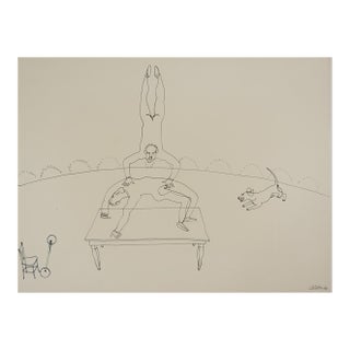 1964 After Alexander Calder Circus Acrobats Lithograph For Sale