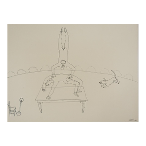 1964 After Alexander Calder Circus Acrobats Lithograph