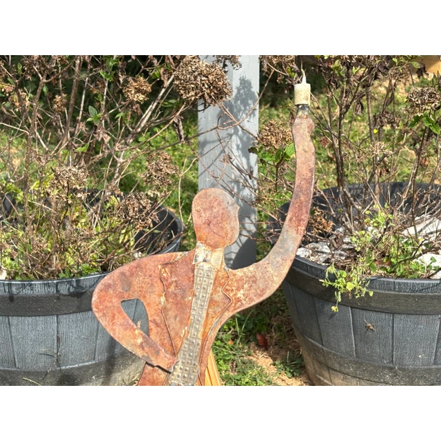 20th Century Artisan Steel Figure of a Gentleman For Sale - Image 6 of 9