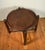 Hekman Furniture Vintage Wood Folding Tray Table Removable Serving Tray Brass Gallery For Sale - Image 4 of 12