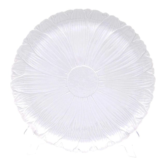 Limoges Sunflower Serving Plate, Circa 1950s For Sale