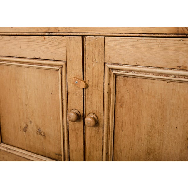 19th Century Country French Provincial Pine Sideboard 7 Ft For Sale - Image 14 of 18