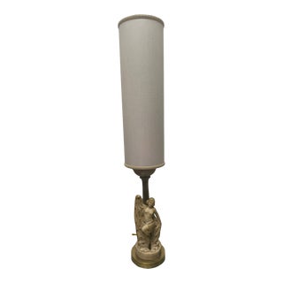 Vintage Structure with Lampshade, 1940s For Sale