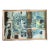 Vintage Framed Abstract Art on Board For Sale