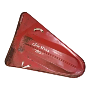 1950's Blazon Sno-Wing Sled in Atomic Red