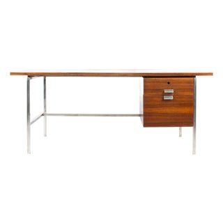 Rosewood Desk by Alain Richard for Meuble TV, France, 1960s For Sale