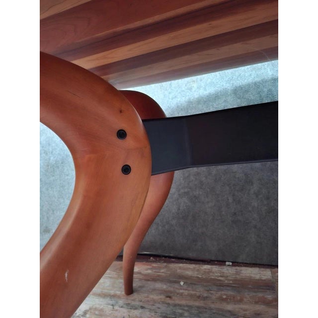 Oval Dining Table by Maurizio Marconato & Terry Zappa for Porada, Italy, 1970s For Sale - Image 3 of 7