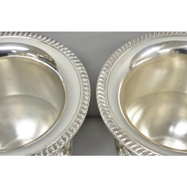 Vintage Leonard Silver Plated Trophy Cup Urn Champagne Chiller Ice Bucket - a Pair For Sale - Image 11 of 18