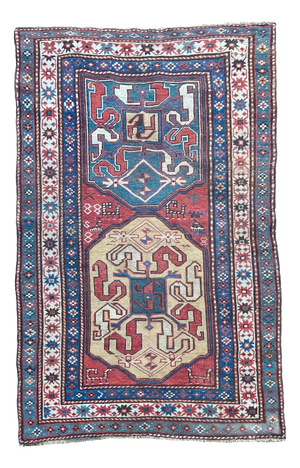 Antique Caucasian Chondoresk Rug, 1890s