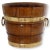 English English Banded Oak Bucket/Planter For Sale - Image 3 of 7