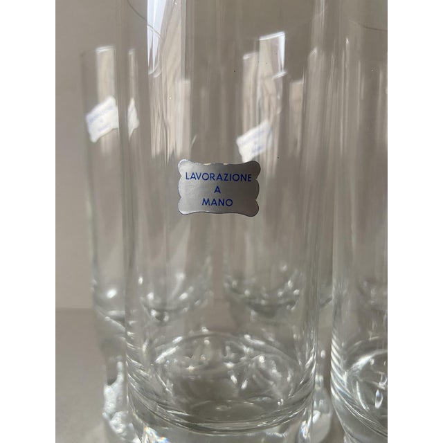 Handblown Glasses by Marco Zanuso, Italy, 1960s, Set of 6 For Sale - Image 3 of 7