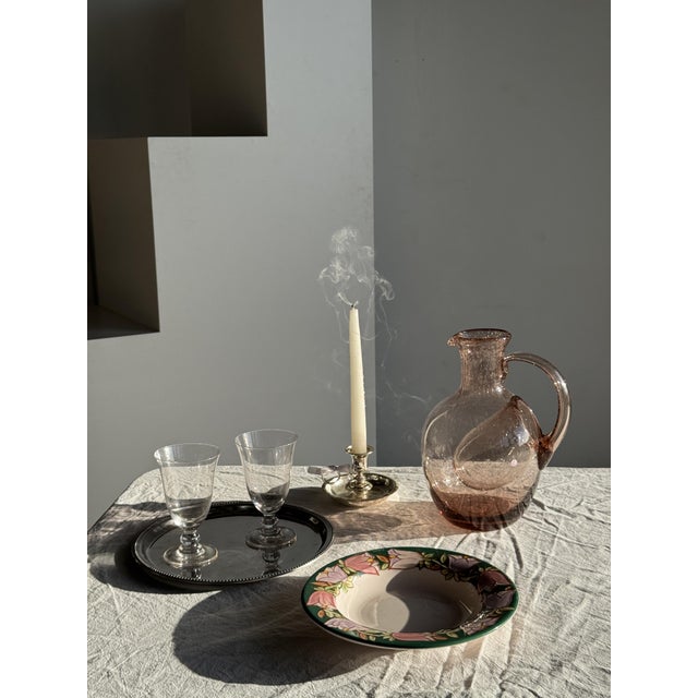 Violet Glass Carafe from Biot, 1950s For Sale - Image 10 of 12