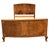 Art Deco Figured Walnut Double Bed, 1930s For Sale - Image 6 of 9