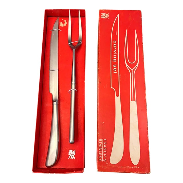 1960s Irving Harper for WMF Fraser's Carving Set - 2 PCS For Sale