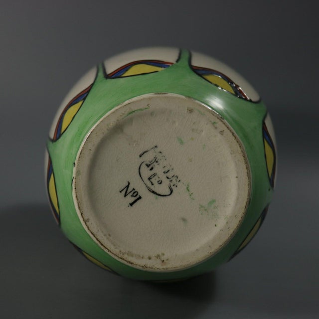 Minton Secessionist No.1 Vase Rare Colourway For Sale - Image 6 of 8