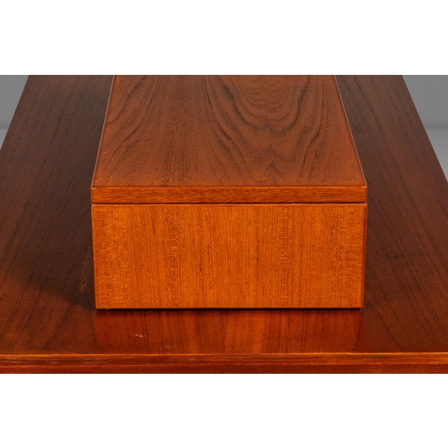 Danish Mid-Century Modern Computer Riser / Desk Organizer in Teak by Jesper International, Denmark, C. 1980s For Sale - Image 14 of 18