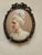 Royal Vienna Porcelain Oval Miniature DESCRIPTION Painted in coloured enamels with a bust portrait of a young lady wearing...