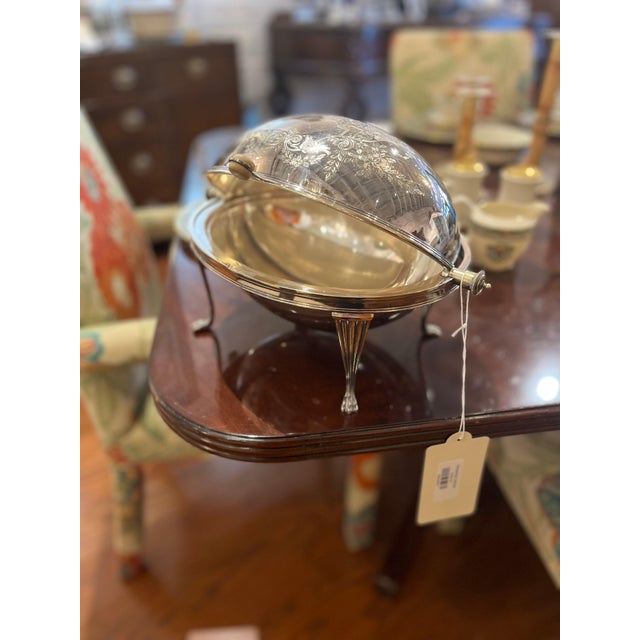 Mid-Century Modern Mid-Century Modern Breakfast Silver Server For Sale - Image 3 of 3