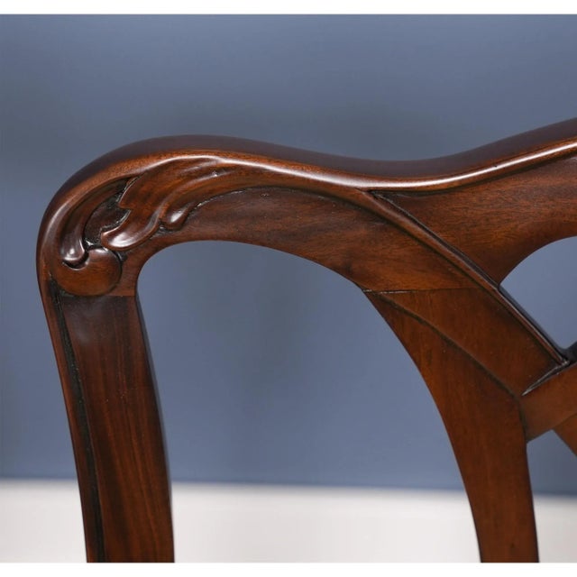 Niagara Furniture Country Chippendale Arm Chair For Sale - Image 9 of 12