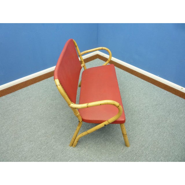 Bamboo Living Room Set, 1950s, Set of 4 For Sale - Image 9 of 18