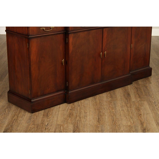 Henkel Harris Regency Style Mahogany Breakfront China Cabinet For Sale - Image 14 of 18
