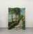 Wood Vintage Coastal Hand-Painted Four-Panel Folding Screen For Sale - Image 7 of 7