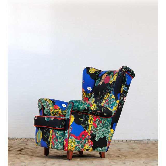 No. 902 Chair by Josef Frank for Ruda Möbelfabrik, 1940s, in Restored conditions. Designed 1920 to 1949